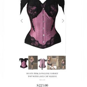 Brand new with tags corset